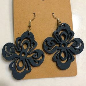 Wooden Laser Cut Boutique Earrings